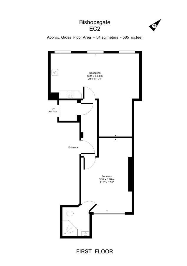 Apartment 1, 48 Bishopsgate By City Living Лондон Экстерьер фото